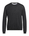 Roberto Collina Man Sweater Lead Size 42 Merino Wool In Grey