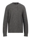 Roberto Collina Man Sweater Lead Size 46 Cotton, Nylon, Alpaca Wool, Wool In Grey