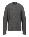 Roberto Collina Man Sweater Lead Size 44 Cotton, Nylon, Alpaca Wool, Wool In Grey