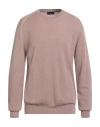 Roberto Collina Man Sweater Light Brown Size 42 Merino Wool In Neutral