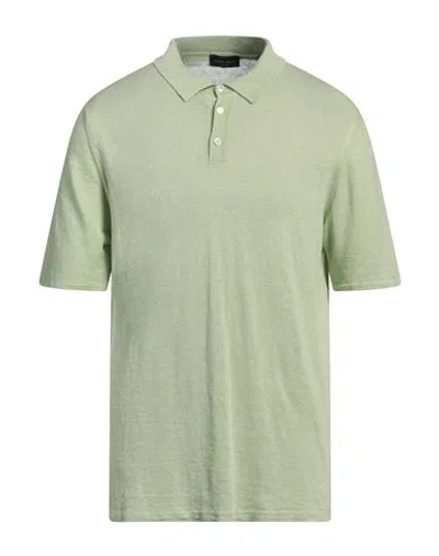 Roberto Collina Man Sweater Light Green Size 44 Linen