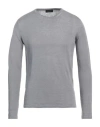 Roberto Collina Man Sweater Light Grey Size 36 Linen
