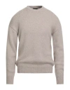 Roberto Collina Man Sweater Light Grey Size 38 Baby Alpaca Wool, Nylon, Wool