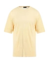 Roberto Collina Man Sweater Light Yellow Size 44 Linen
