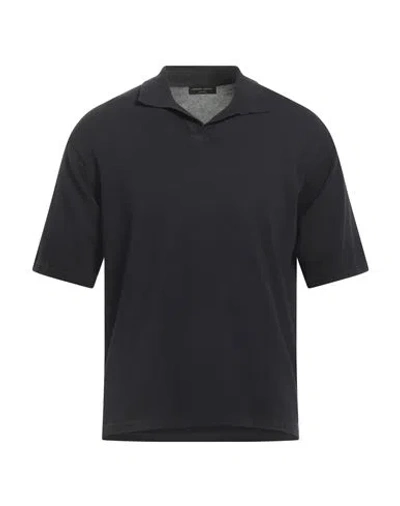 Roberto Collina Man Sweater Midnight Blue Size 36 Cotton In Blue
