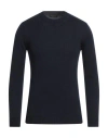 Roberto Collina Man Sweater Midnight Blue Size 36 Merino Wool