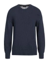 Roberto Collina Man Sweater Midnight Blue Size 38 Cotton