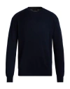 Roberto Collina Man Sweater Midnight Blue Size 38 Merino Wool