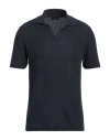 Roberto Collina Man Sweater Midnight Blue Size 38 Organic Cotton, Linen