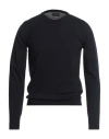 Roberto Collina Man Sweater Midnight Blue Size 44 Merino Wool In Black