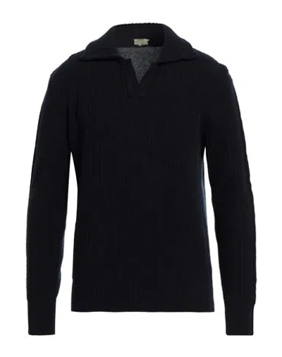 Roberto Collina Man Sweater Midnight Blue Size 44 Wool, Cashmere