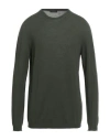 Roberto Collina Man Sweater Military Green Size 44 Cashmere