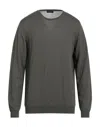 Roberto Collina Man Sweater Military Green Size 44 Cotton