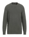 Roberto Collina Round-neck Knitted Sweater In Gray