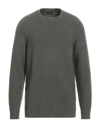 Roberto Collina Round-neck Knitted Sweater In Gray