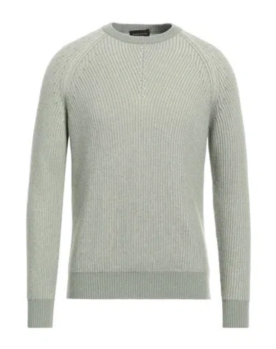 Roberto Collina Man Sweater Military Green Size 44 Merino Wool