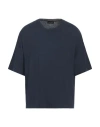 Roberto Collina Man Sweater Navy Blue Size L Viscose, Polyester