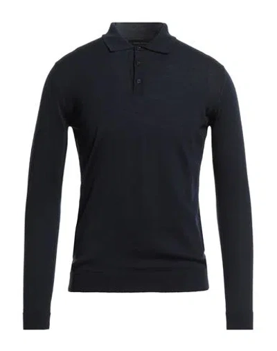 Roberto Collina Man Sweater Navy Size 36 Wool