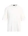 Roberto Collina Essential Crewneck T-shirt In Off White