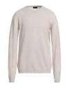 Roberto Collina Man Sweater Off White Size 42 Cashmere