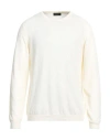 Roberto Collina Man Sweater Off White Size 42 Cotton, Polyamide