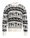 Roberto Collina Man Sweater Off White Size 44 Baby Alpaca Wool, Nylon, Wool