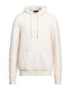 Roberto Collina Man Sweater Off White Size 46 Cotton, Nylon, Elastane