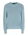 Roberto Collina Man Sweater Pastel Blue Size 36 Cotton