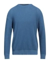Roberto Collina Man Sweater Pastel Blue Size 38 Cotton In Blue