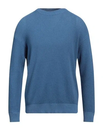 Roberto Collina Man Sweater Pastel Blue Size 38 Cotton