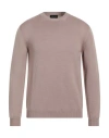 Roberto Collina Man Sweater Pastel Pink Size 42 Merino Wool