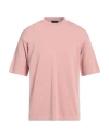 Roberto Collina Man Sweater Pink Size 38 Cotton
