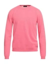 Roberto Collina Man Sweater Pink Size 40 Cashmere