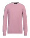 Roberto Collina Man Sweater Pink Size 38 Cotton, Polyamide