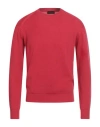 Roberto Collina Man Sweater Red Size 38 Merino Wool