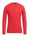 Roberto Collina Man Sweater Red Size 42 Cashmere, Silk, Polyester