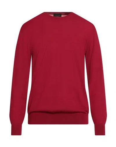 Roberto Collina Man Sweater Red Size 42 Wool