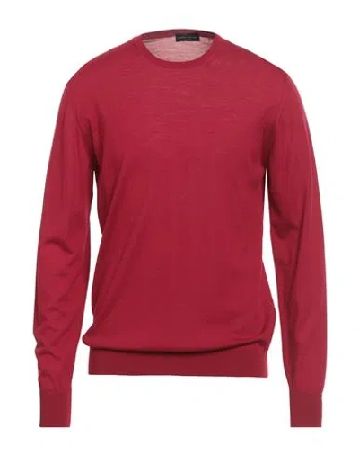 Roberto Collina Man Sweater Red Size 44 Merino Wool