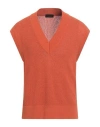Roberto Collina Man Sweater Rust Size 36 Cotton, Nylon