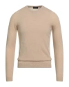 Roberto Collina Man Sweater Sand Size 36 Cashmere