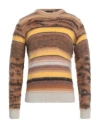 Roberto Collina Man Sweater Sand Size 42 Superkid Mohair, Nylon, Wool