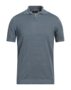 Roberto Collina Man Sweater Slate Blue Size 36 Linen