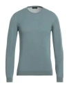 Roberto Collina Man Sweater Slate Blue Size 40 Cotton