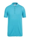 Roberto Collina Man Sweater Turquoise Size 46 Cotton In Blue