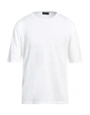 Roberto Collina Man Sweater White Size 42 Cotton