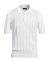 Roberto Collina Man Sweater White Size 44 Cotton, Viscose
