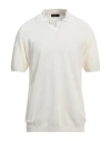 Roberto Collina Man Sweater White Size 44 Linen