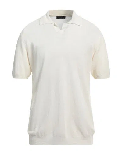 Roberto Collina Man Sweater White Size 44 Linen