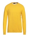 Roberto Collina Man Sweater Yellow Size 42 Cashmere