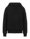 Roberto Collina Man Sweatshirt Black Size 36 Polyester, Viscose, Elastane